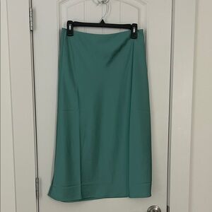 J. Crew Sea Green Midi Skirt